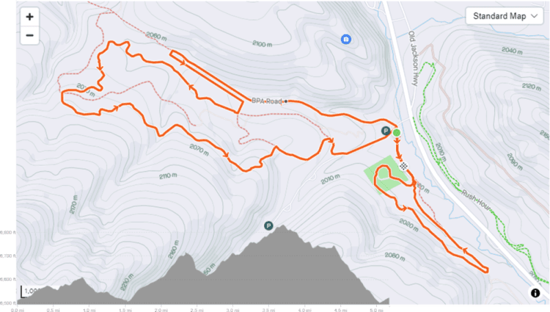 8 km Course Map